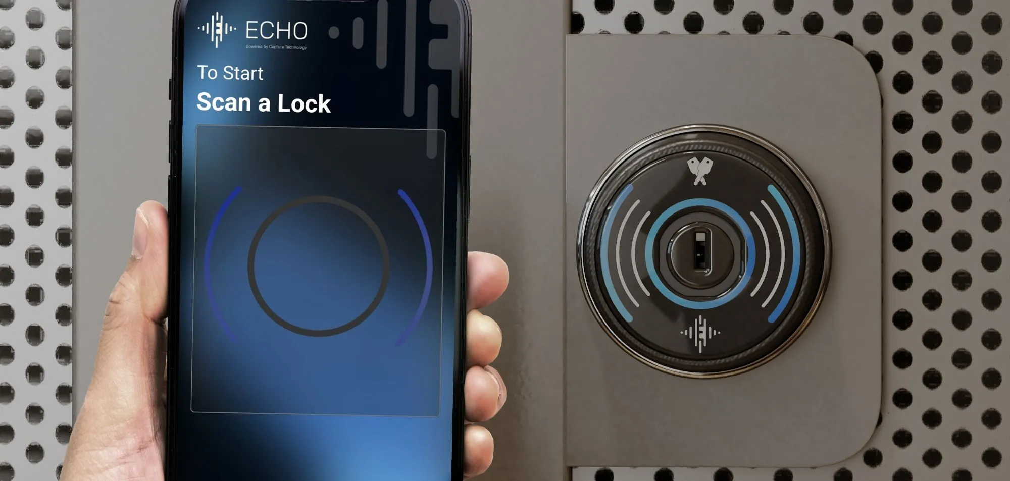 EchoLock electronic combination lock