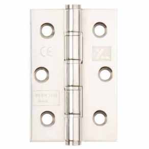 NEWSTAR BH2/7 Washered Hinges 102 x 67 x 2.5mm Satin Stainless Steel Hinges